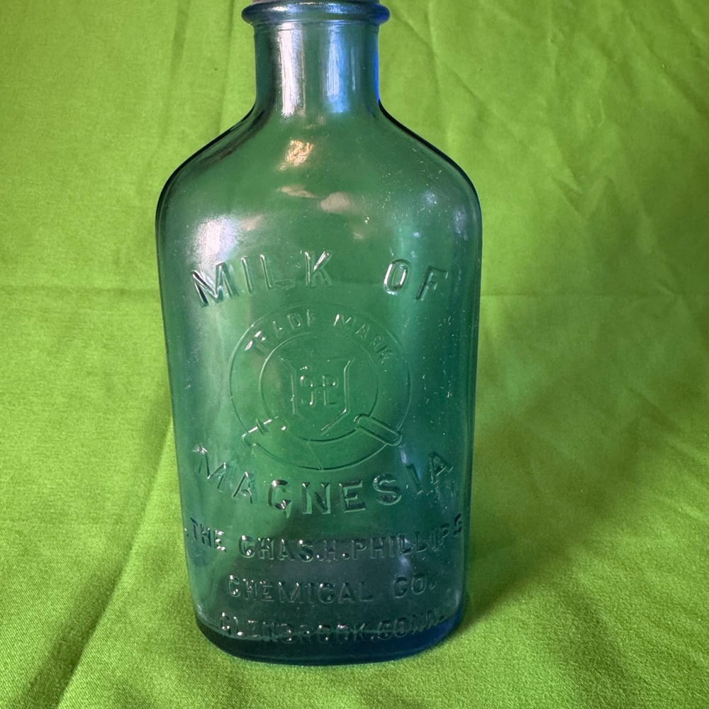 Vintage Milk of Magnesia Glass Bottle